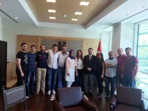 Moldova Amerikan Üniversitesi’nde Bulunan Gaü Öğrencileri, Büyükelçi Kartal’ı Ziyaret Etti