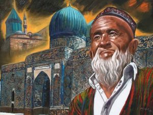 Unesco’nun 2016 Hoca Ahmet Yesevi Yılı Anısına ‘63’ İsimli Portre Resmedildi