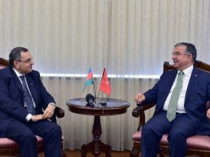 Bakan Yılmaz, Azerbaycan’ın Ankara Büyükelçisi Baghirov’u Kabul Etti