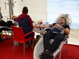 Kızılay, İaü’de Kan Bağışı İçin Çadır Kurdu