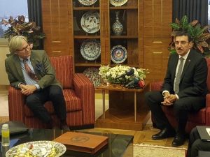 Alman Sanayi Ve Ticaret Odasından Bakan Tüfenkci’ye Ziyaret