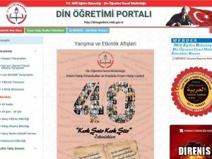 "Din Öğretimi Portalı" Yayın Hayatına Başladı