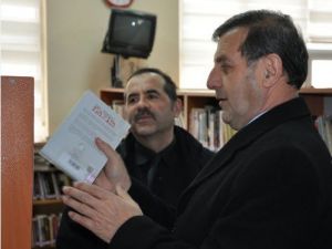 Başkan Süleyman Özkan, Halk Kütüphanesi İnceledi