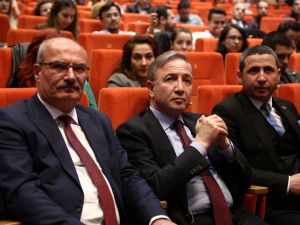 İş adamları Sadettin Saran ve Hamdi Akın, ATO üyeleriyle buluştu