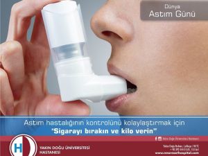 Obezite ve sigara,. astım kontrolünü güçleştiriyor
