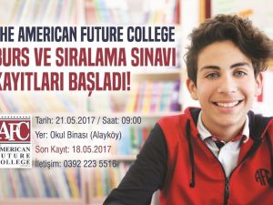 The Amerıcan Future College Yerleştirme ve burs sınavı 21 Mayıs’ta gerçekleşecek