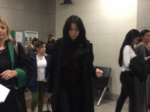 Asena Atalay bu kez oğlunun nafaka davası için adliyede