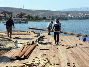 Yeni Şakran sahil ve plaj projesinde sona doğru
