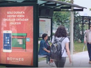 Görme engelliler için tasarlanan ’Sesli Durak’ projesi basına tanıtıldı