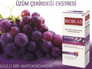 Üzüm çekirdeği saçların dökülmesini engelliyor