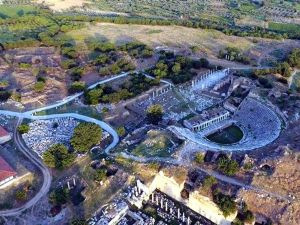 Dünya Mirası Listesi’ne giren Afrodisias’ın havadan görüntüleri etkiledi