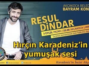 Karadenizli sanatçı Resul Dindar bayramda Akçakoca’da