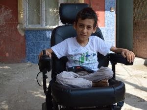 Çalınan tekerlekli sandalyesi yerine akülü araç