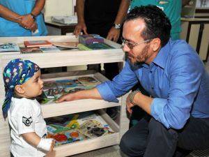 ADÜ Hastanesinde tedavi gören çocuklar kitapsız kalmayacak