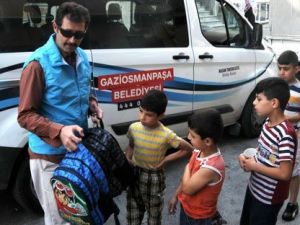 Gaziosmanpaşa Belediyesi’nden öğrencilere kırtasiye malzemesi desteği