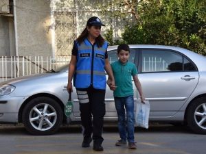 Okul zabıtası iş başında