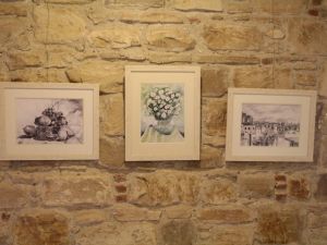 Kuşadası’nda suluboya resim sergisi açıldı