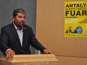 Antalya İş ve İnşaat Makinaları Fuarına iş makinacılarından tam destek