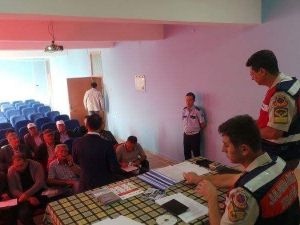 Çavdarhisar’da okul servis şoförlerine eğitim