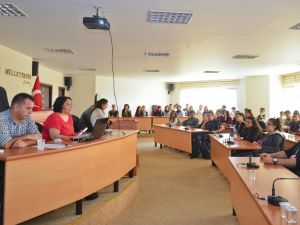 Belediye stajyerlerine iş güvenliği eğitimi