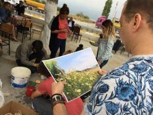 İpek Yolu Sanat Çalıştayı katılımcılarından Tüllüşah Resimleri