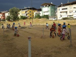 Minikler Denge Bisikleti Şenliği’nde buluştu