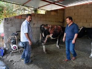 Üreticilerinin yanında oldular