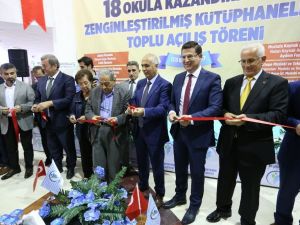 Merkezefendi’nin kazandırdığı 18 kütüphane törenle açıldı