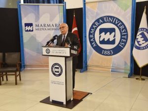 Nabi Avcı, Marmara Üniversitesi İletişim Fakültesinin açılış dersini verdi