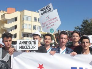 Sağlıklı yaşam için yürüdüler