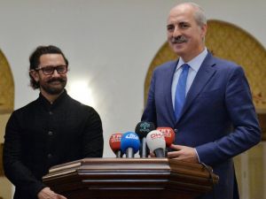 Bakan Kurtulmuş, Bollywood Yıldızı Aamir Khan ile bir araya geldi