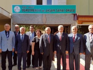 Kaymakamdan emekli olan idareciye veda jesti