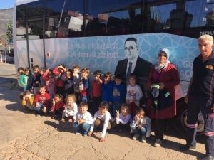Minik öğrenciler itfaiye teşkilatını ziyaret etti