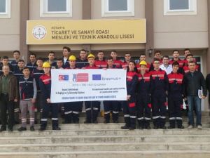KUTSO Mesleki ve Teknik Anadolu Lisesi’nin AB projesi tamamlandı