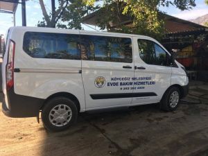Köyceğiz Belediyesinin ’Evde bakım aracı’ yenilendi