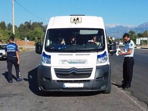 Okul Servisleri Denetleniyor