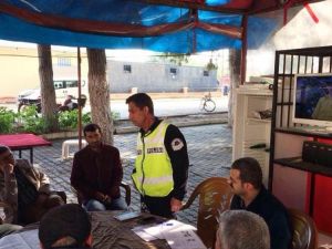Sarıgöl’de çiftçilere trafik eğitimi
