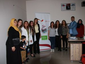 Tiyatrocu Meltem Yılmazkaya, mülteci kadınlarla bir araya geldi