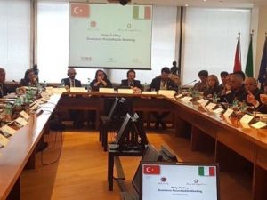 Türk ve İtalyan iş çevreleri Roma’da buluştu