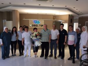 Tataristan’ın Buinsky Bölgesi Valisi ambulans uçakla geldiği Pamukkale’de tedavi gördü