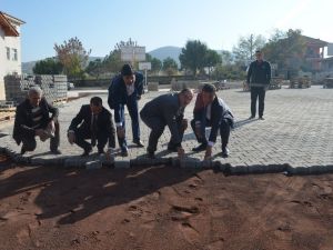 Okul bahçelerinde hummalı çalışma