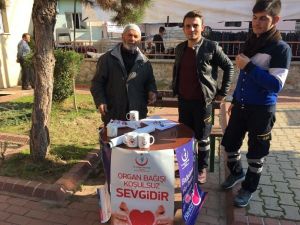 Kula’da organ bağışı için stant açıldı