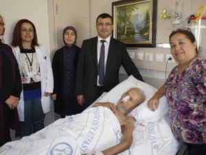 Alaşehir’de hastalar palyatif bakım desteğiyle moral buluyor