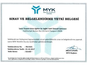 İTO Vakfı mesleki yeterlilik belgesi vermeye başlıyor