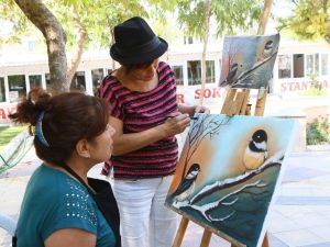 Profesyonel ressamlara taş çıkartıyorlar