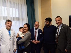 Yeni hastanenin ilk hastası Poyraz bebek oldu