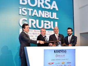 Borsa İstanbul’da Kerevitaş için gong töreni düzenlendi