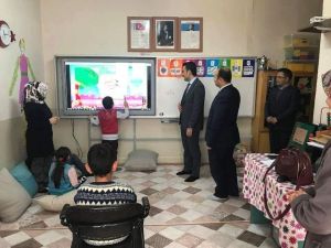 Kaymakam Çelik, Özel Eğitim Sınıfı’nı ziyarat etti