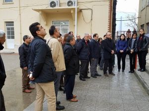 Nazilli’de öğretmenlerden ‘şiddete hayır’ açıklaması