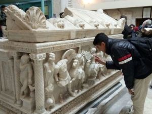 Mülteci gençler Kütahya’nın tarihi yakından tanıdı